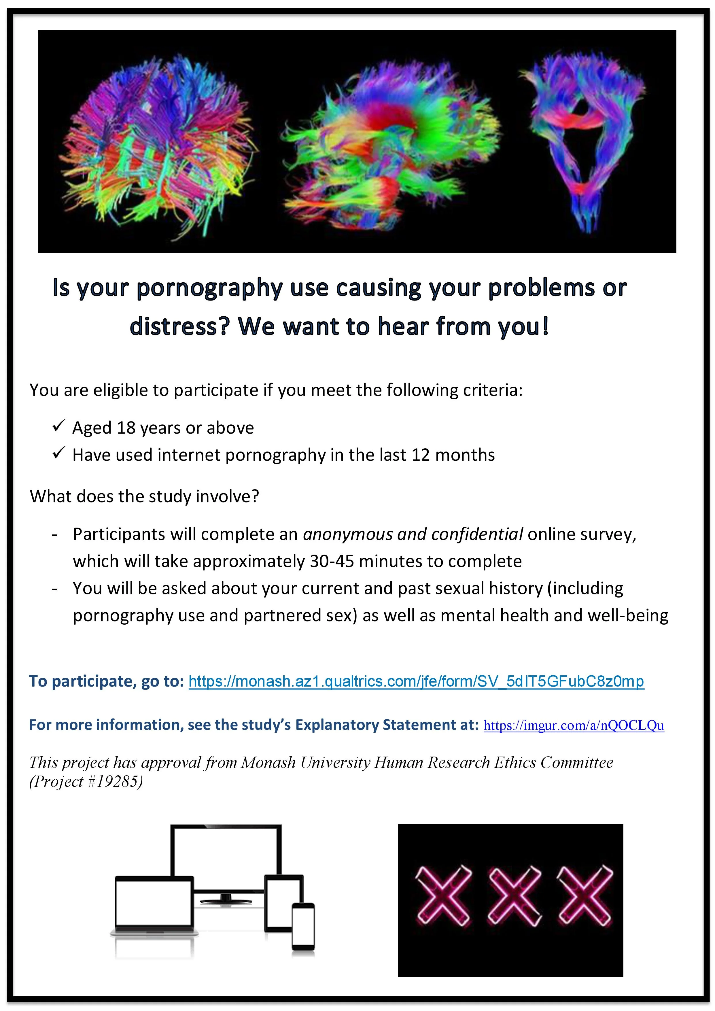 NEW STUDY - participants wanted! - Your Brain On Porn