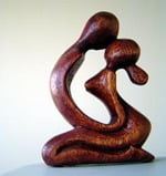 sculpture en couple