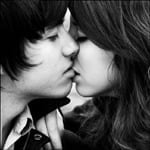 Couple kissing