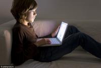 kid with laptop